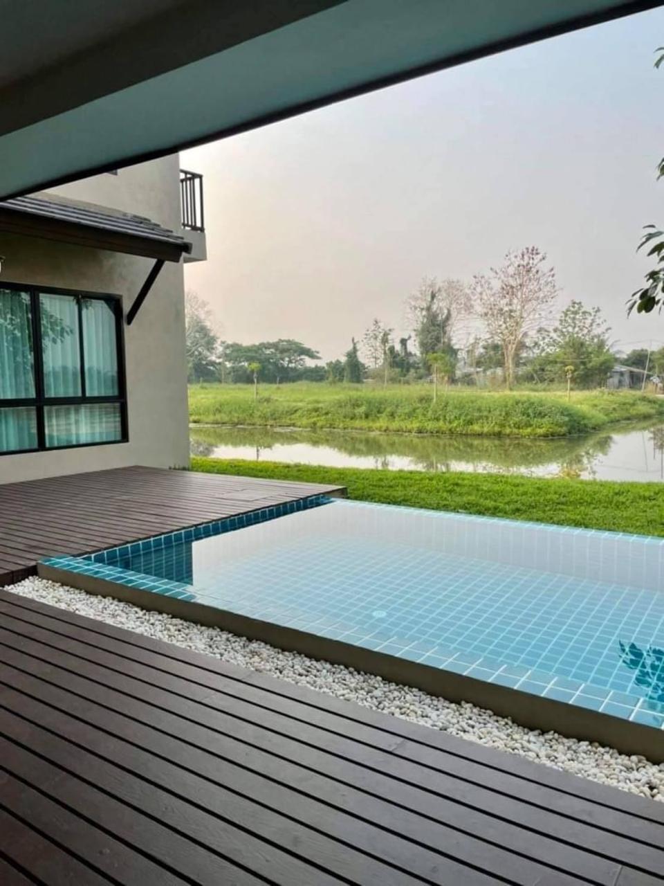 Unique Beautiful Pool Villa 4 bedrooms with Lake View located in Saraphi Chiang Mai
