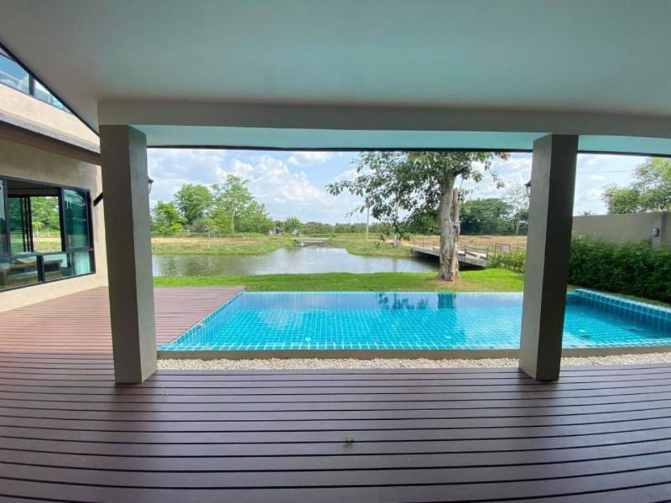 Unique Beautiful Pool Villa 4 bedrooms with Lake View located in Saraphi Chiang Mai