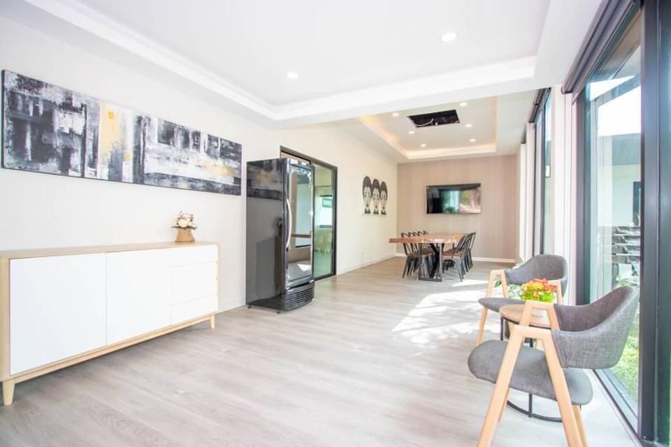A Brand New 1-storey Spacious Pool Villa and Lawn for sale in Saraphi