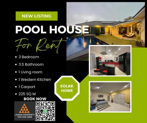 Modern Solar Pool House in Nong Hoi only 5 minutes to 89 Plaza 10 minutes to the City Center ID LPHR22006
