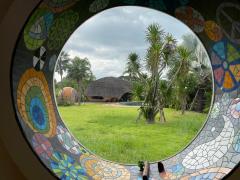 Peaceful and Unique Artisan Balinese Resort Home Rice Paddies View in Nam Phrae thumbnail 17