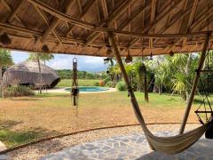 Peaceful and Unique Artisan Balinese Resort Home Rice Paddies View in Nam Phrae thumbnail 31