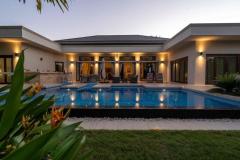 Truly Beautiful Luxury Pool Villa for Sale single-level Resort Home features Beautiful Lotus Pond located in Saraphi Chiang Mai thumbnail 2