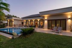 Truly Beautiful Luxury Pool Villa for Sale single-level Resort Home features Beautiful Lotus Pond located in Saraphi Chiang Mai thumbnail 3
